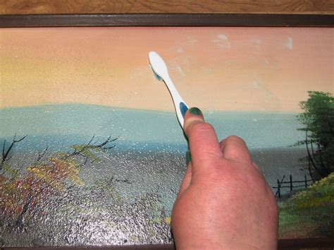 Ink Stains: Cleaning an Oil Painting