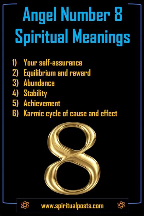 Angel Number 8 Meanings & Spiritual Symbolism | Spiritual Posts