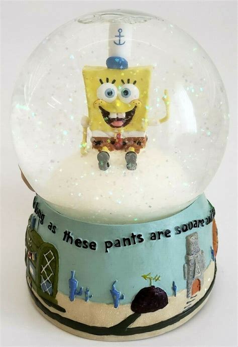 Spongebob Collectible 6" Musical Snow Globe #Enesco | Snow globes ...