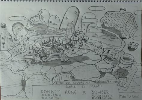 Donkey Kong vs Bowser by pedropaulojansen on Newgrounds