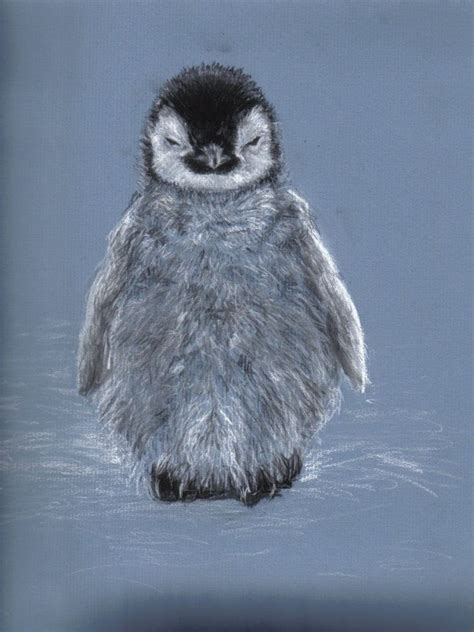 Baby Penguin by Usiku on deviantART | Penguins, Baby penguins, Oil ...