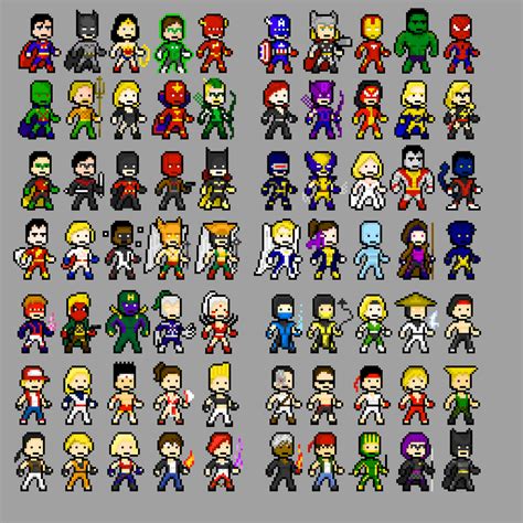 Character Style Pixel Art Characters Pixel Art Games - vrogue.co