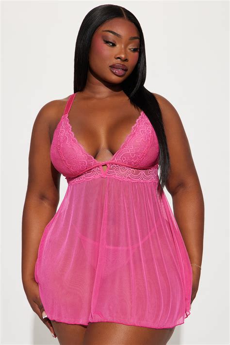 Always Be Mine Babydoll - Pink | Fashion Nova, Lingerie & Sleepwear | Fashion Nova