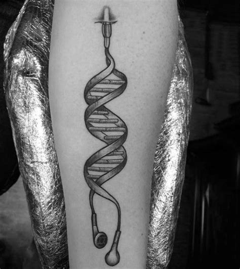 Tattoo Trends - 60 DNA Tattoo Designs For Men - Self-Replicating Genetic Ink - TattooViral.com ...