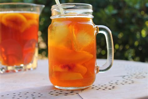 Sweet Peach Iced Tea Recipe | I Heart Recipes