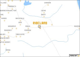 Rio Claro (Trinidad and Tobago) map - nona.net