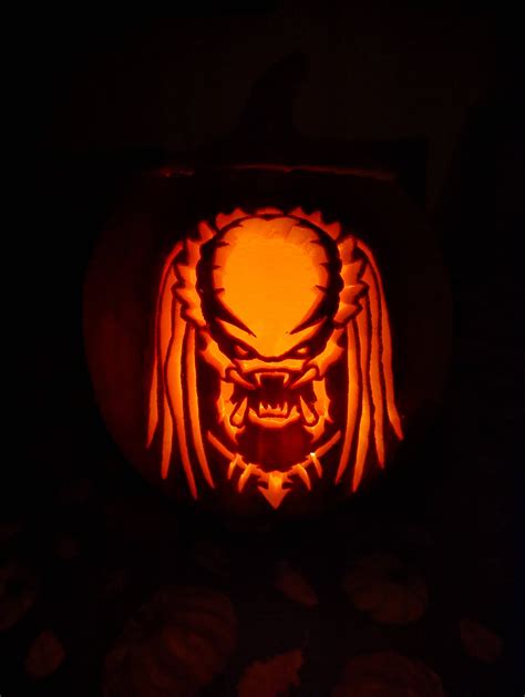 This year's pumpking carving! : r/predator