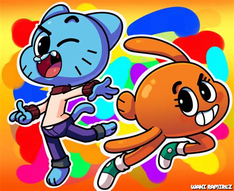 Gumball and Darwin by WaniRamirez on DeviantArt