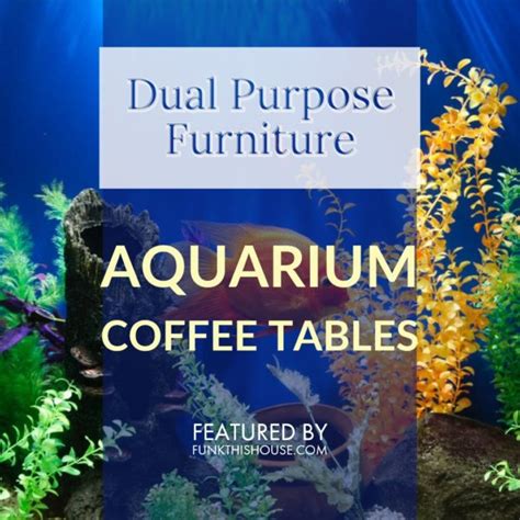 Aquarium Coffee Table - Funk'N Fish Space Saving Decor