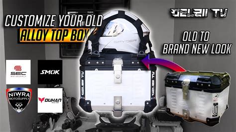 CUSTOMIZE YOUR OLD ALLOY TOP BOX | PERSONALIZED AND BRAND NEW LOOK ...