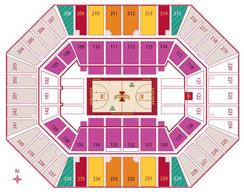 Hilton Coliseum Seating Chart Rows | Brokeasshome.com