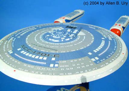 U.S.S. Enterprise-C 1:1400 Model Kit by AMT/DErtl