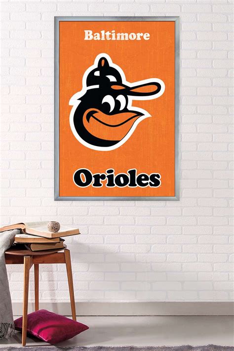 MLB Baltimore Orioles - Retro Logo Poster | eBay