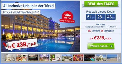 Screenshot Ab-in-den-Urlaub-Deals Angebot All-Inclusive Urlaub an der ...