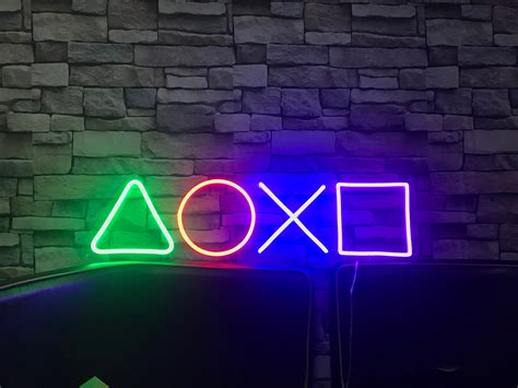 Playstation LED Neon Sign Custom Neon Light Flex Led Neon | Etsy