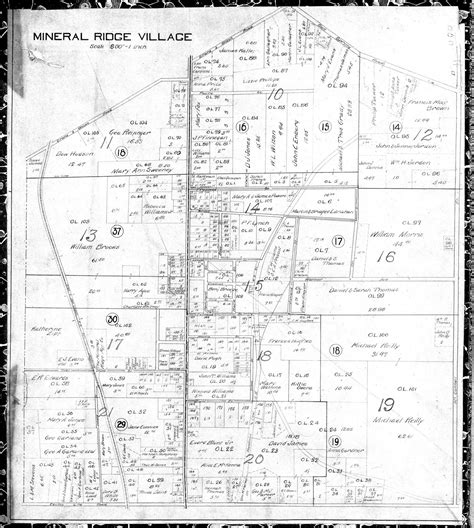 My Ancestors and Me: Map of Mineral Ridge, Ohio, 1910