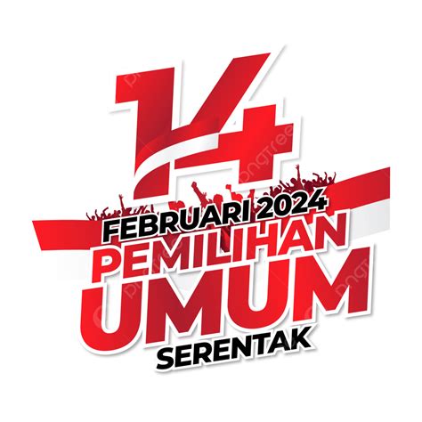 14 Februari 2024 Hari Pemilu Di Indonesia Vektor, Pemilu 2024, 14 ...