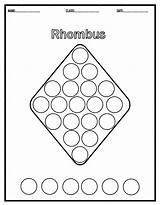 Triangle Coloring Page Preschool sketch template