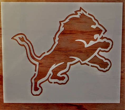 Detroit Lions Stencil | Etsy