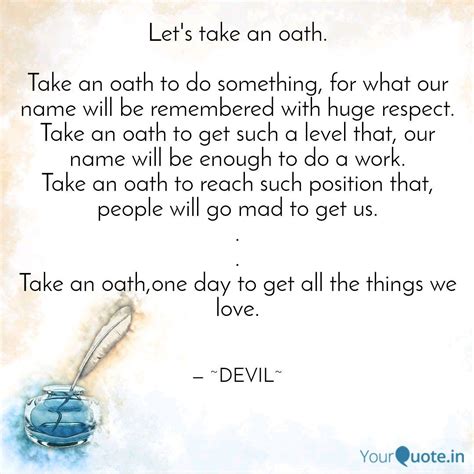 Let's take an oath. Take... | Quotes & Writings by Pramit Basu | YourQuote