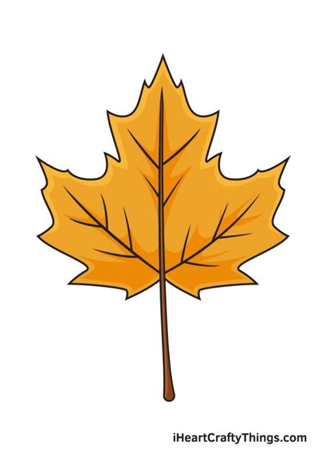 Fall Leaves Drawing - How To Draw Fall Leaves Step By Step