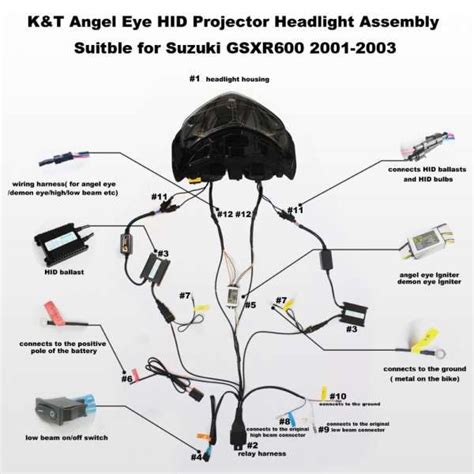 Angel Eye Headlights Wiring Diagram