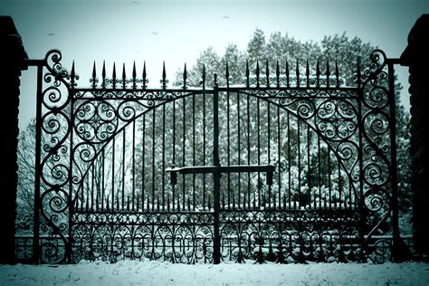 The Cemetery Gates Photograph by Kristy Creighton