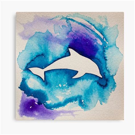 "Dolphin " Canvas Print for Sale by Kissart | Redbubble