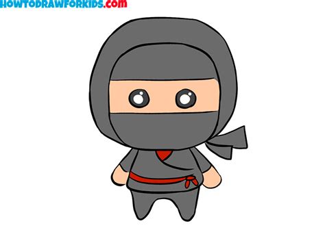 How to Draw a Ninja - Easy Drawing Tutorial For Kids