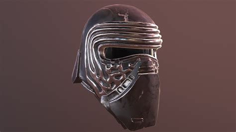 ArtStation - STAR WARS KYLO REN HELMET low-poly PBR | Game Assets