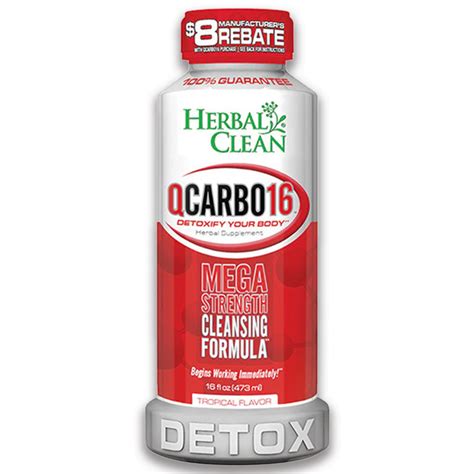 Herbal Clean QCARBO 16 Detox Drink - Smell Proof Stuff