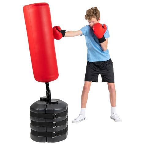 155cm Free Standing Boxing Punch Bag with 12oz Gloves | Smyths Toys Ireland