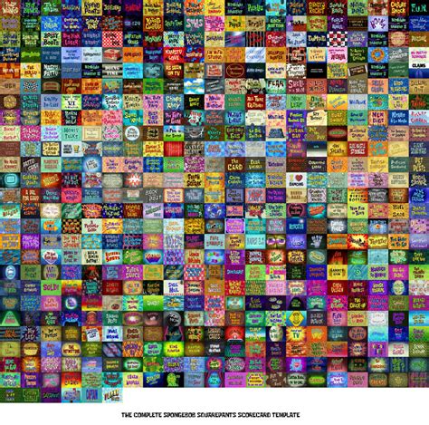 Every SpongeBob SquarePants Title Card Ever by Abraham2204 on DeviantArt