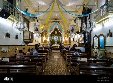 Inside Panaji Church, Panaji, Goa, India Stock Photo, Royalty Free ...