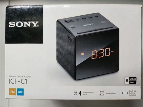 Sony FM/AM clock radio ICF-C1, Furniture & Home Living, Home Decor ...