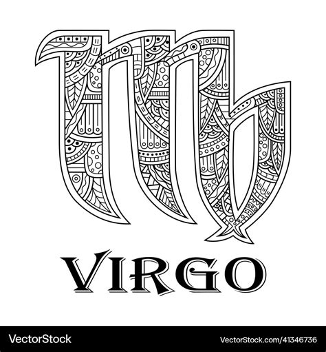 Virgo Tribal Zodiac Sign