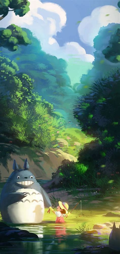 Hình nền đẹp hình nền anime ghibli cho điện thoại và máy tính