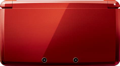 Red Nintendo 3DS Closed Top View – Game Climate