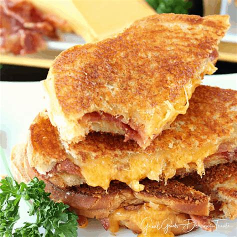 Cheese Toast Bacon Grilled Cheese - Great Grub, Delicious Treats