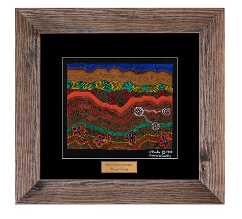 Bulurru Aboriginal Art Canvas Print Unstretched - Kamilaroi Country By ...