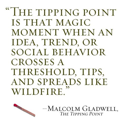 Quotes From The Tipping Point Malcolm Gladwell. QuotesGram