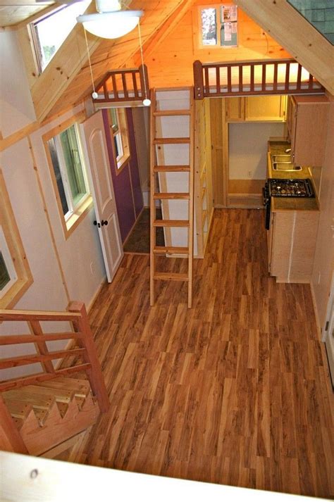 53+ Smart Tiny House Loft Stair Ideas #staircase #stairrunner #stairhome Tiny House Stairs, Tiny ...