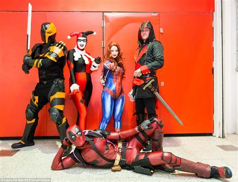 Thousands of cosplay fans swoop in for London's comic con | Daily Mail Online