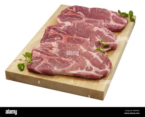 raw pork shoulder steak Stock Photo, Royalty Free Image: 57728498 - Alamy