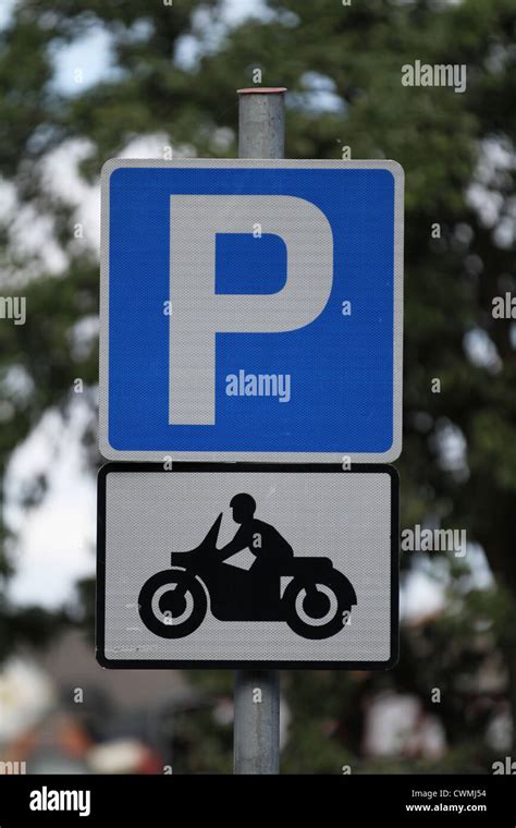 Motorcycle Parking Area Signage - Motorcycle You