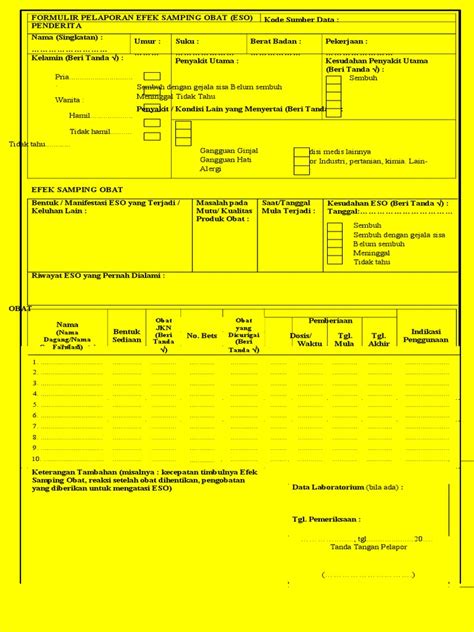 Form Meso - Kuning 2021-Dikonversi | PDF