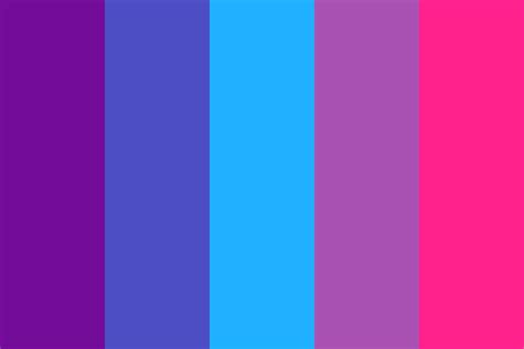 Purple to Blue to Pink Color Palette