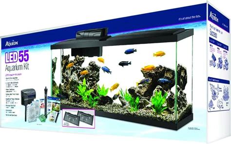 Aqueon LED 55 Gallon Aquarium Kit Review & Spec