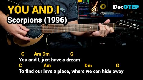 You and I – Scorpions (1996) – Easy Guitar Chords Tutorial with Lyrics ...