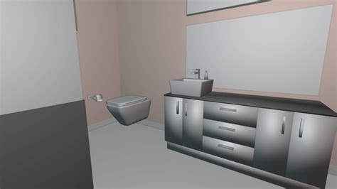 Small Bathroom - 3D Model by Evelyns 3D Creations